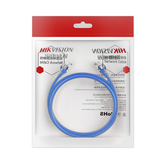 Cable de Parcheo (Patch Cord) / UTP / Cat. 6 (24 AWG) / 1 Metro / Color Azul / Ideal para PoE+ / Interior